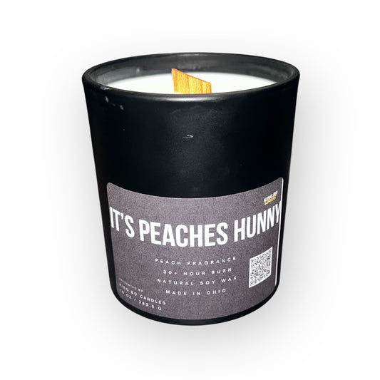 It's Peaches Hunny | Peach Fragrance | 10 OZ Candle