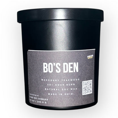 Bo’s Den | Mahogany Teakwood | 10 OZ Candle
