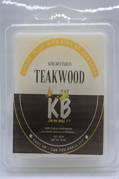 Bo's Den | Mahogany Teakwood | Wax Melt | 3 OZ